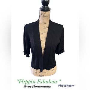 89th & Madison Women's Cardigan/ Bolero Short Sleeves size medium